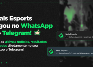 Acompanhe o Mais Esports nas redes sociais!