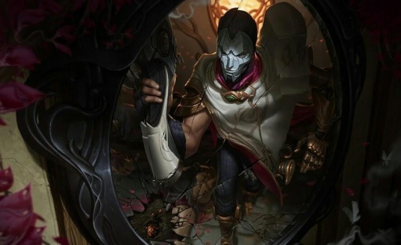 Na imagem, o campeão Jhin