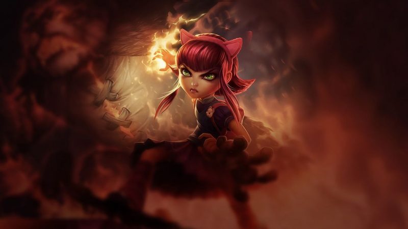 Imagem da campeã Annie do League of Legends