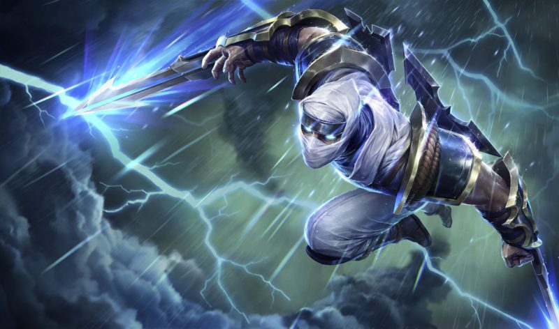 Zed é um assassino que pode jogar Mid no LoL.