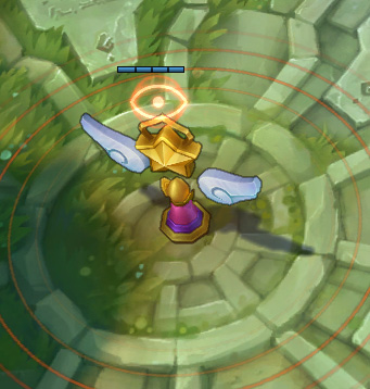 Imagem de uma sentinela de controle (ward) no LoL