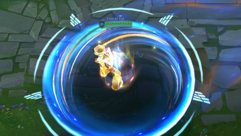 Ryze usando sua ult e Zhonya