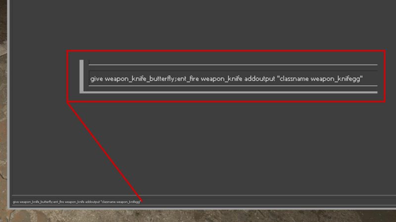 imagem para ilustrar o comando de faca no cs:go