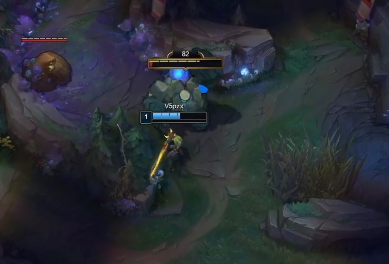 Imagem do jogador da V5 sem Smite na LPL