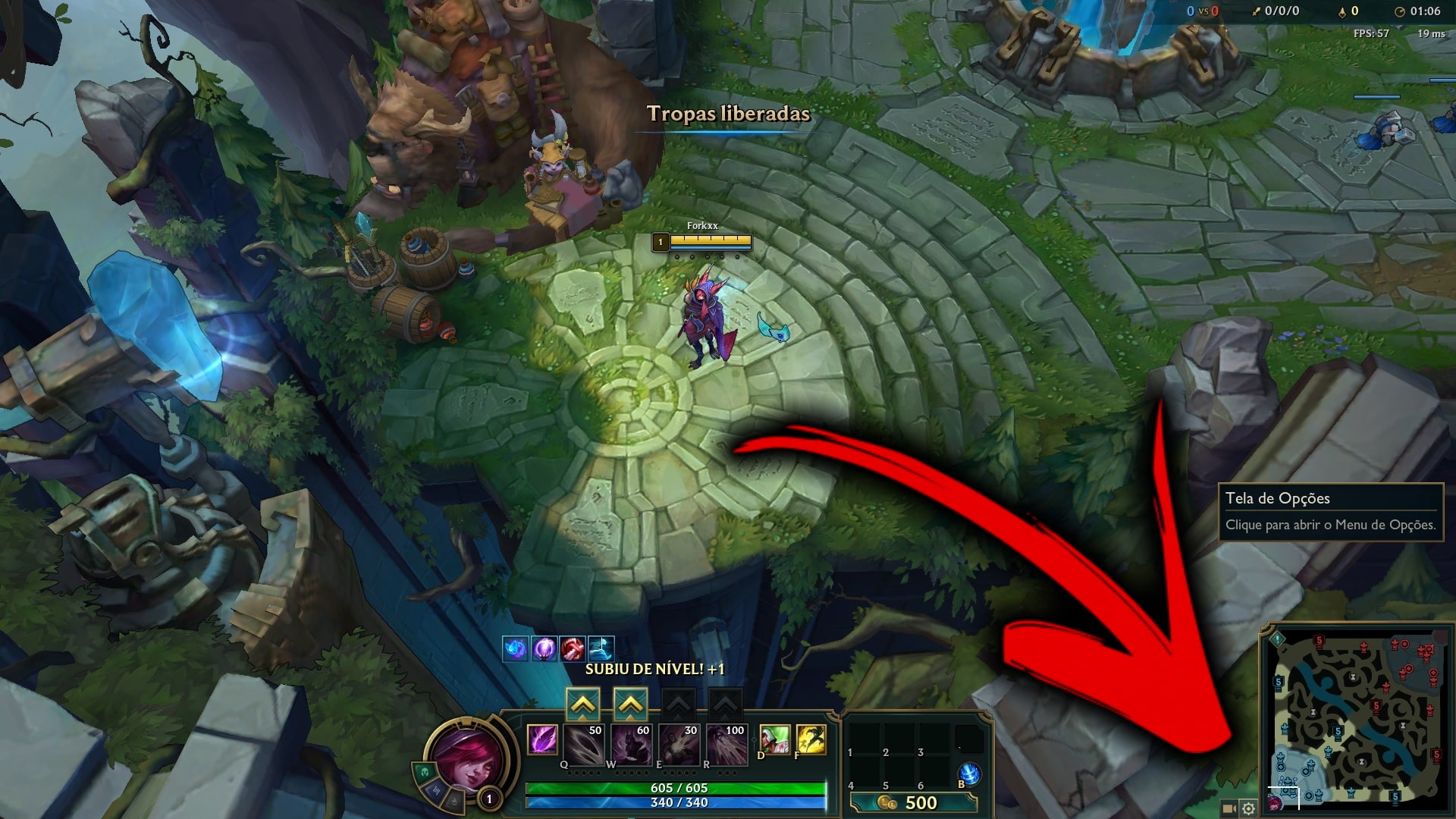 Mudar cursor legado LoL