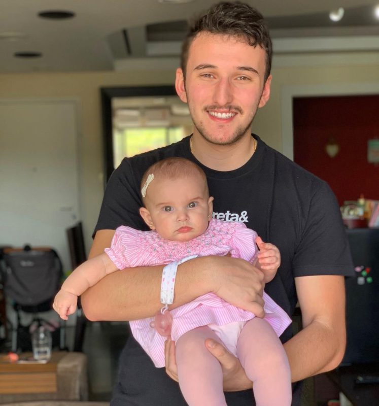 Biguzera com Ana Júlia, sua filha