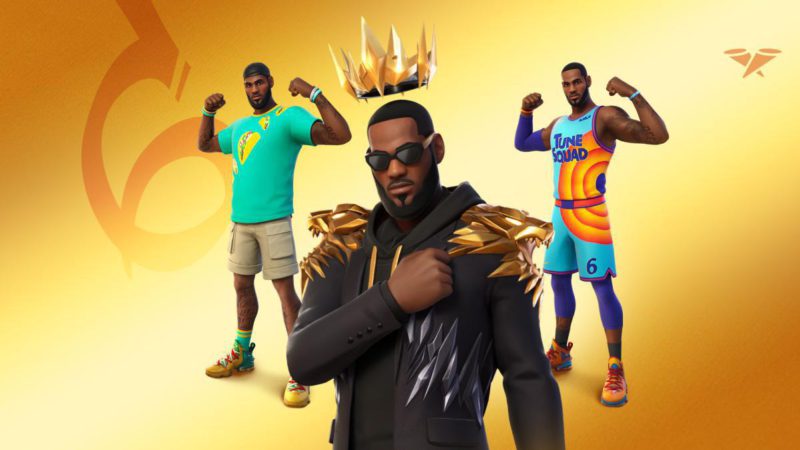 Skins do Fortnite de LeBron