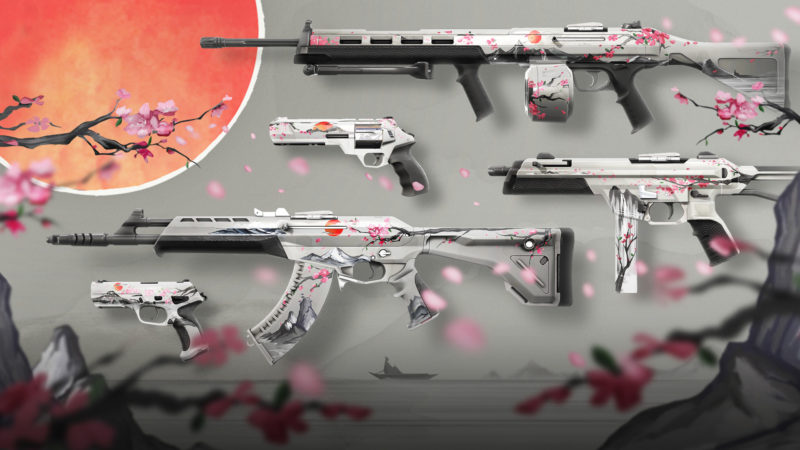 skins sakura valorant