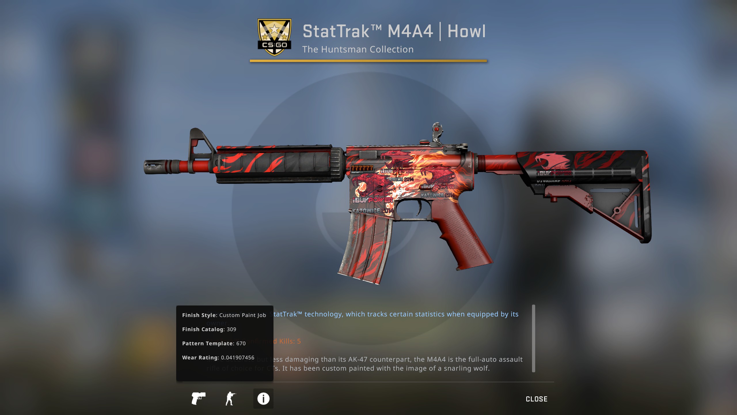 CSGO Jogador M4A4 Howl iBUYPOWER