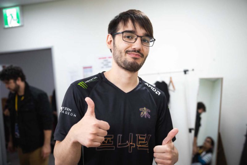 Hylissang, suporte da fnatic