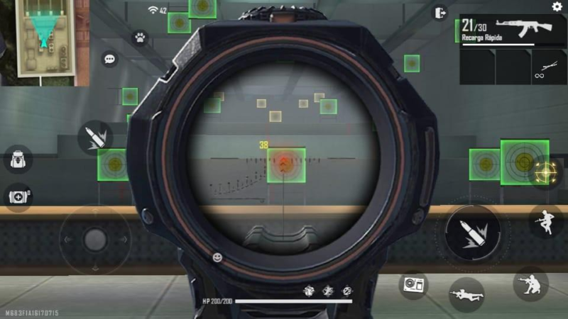 Recuo de armas Free Fire