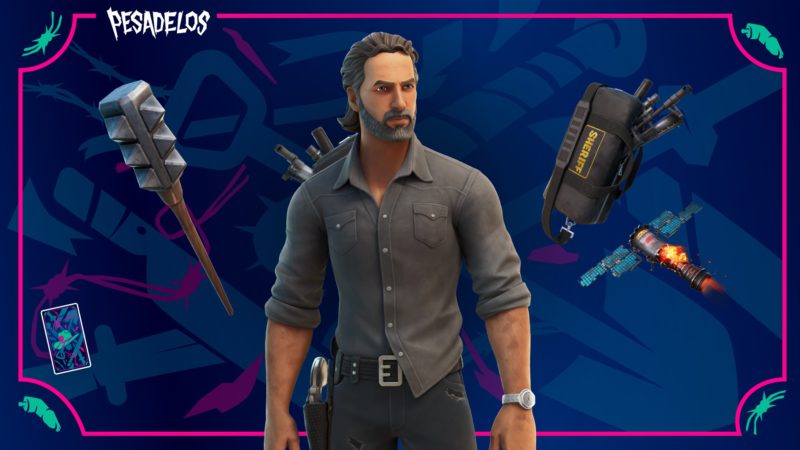 Rick Grimes no Fortnite