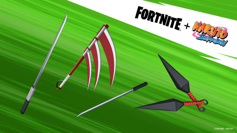 Picaretas do Naruto no Fortnite