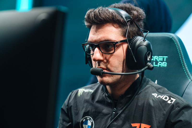 Foto de Nisqy, jogador da Fnatic
