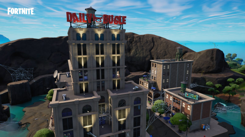 Clarim Diário no mapa do Fortnite