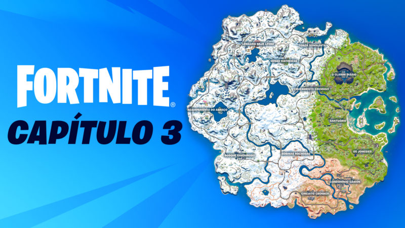 Mapa do Capítulo 3 de Fortnite
