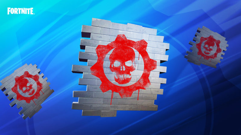 Spray de Gears no Fortnite