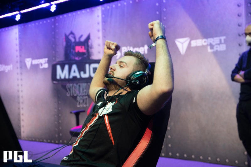 NiKo, jogador destaque da G2, durante o PGL Major Stockholm