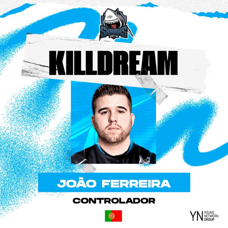 Sharks anuncia a contratação de KILLDREAM