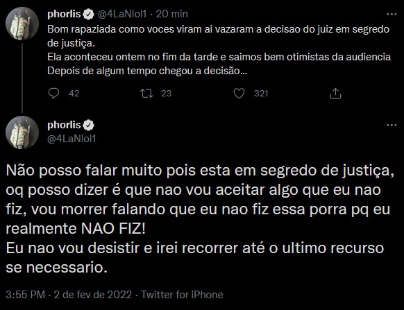 4lan sobre a sentença 