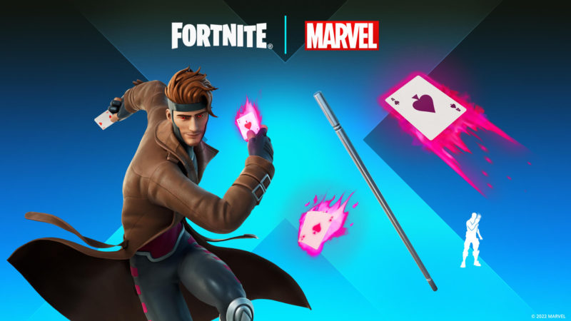 Itens cosméticos do Gambit no Fortnite