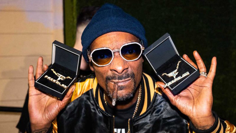 Imagem do rapper Snoop Dog, que agora faz parte da FaZe Clan