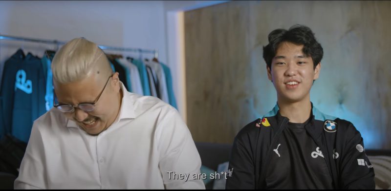 Imagem do Flanalista e Berserker,, da Cloud9