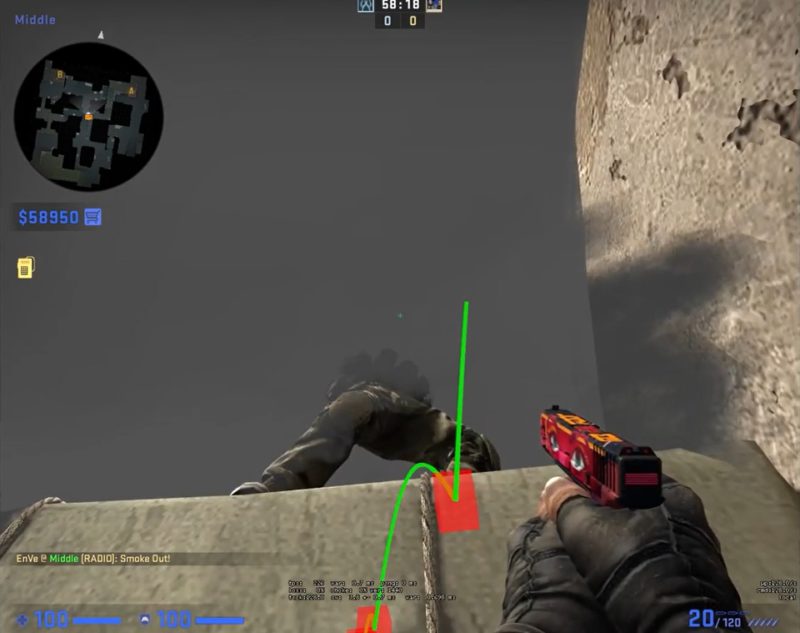 Smoke do CS:GO está com bug em que jogadores ficam visíveis