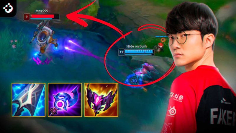 Imagem para ilustrar o Faker jogando de Kai'sa AP mid