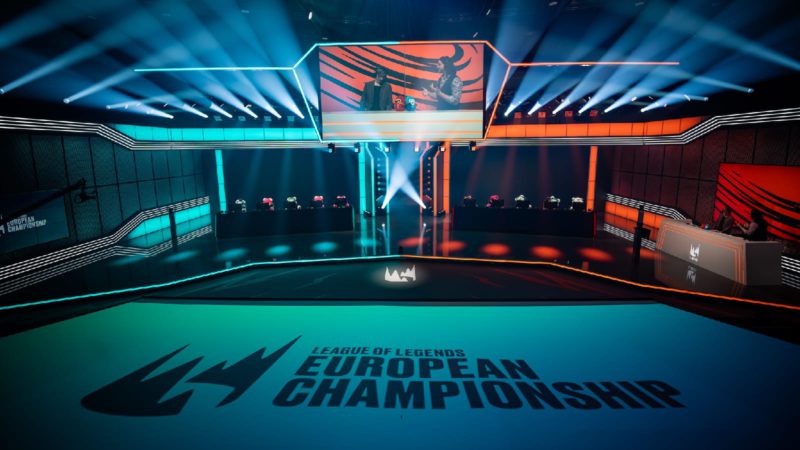 Imagem do estúdio da LEC 2022