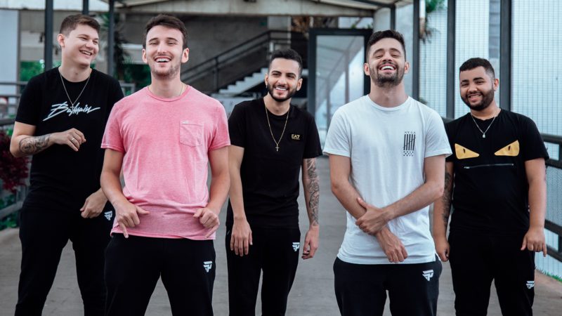 Elenco da paiN de CS:GO, que avançou no Open Qualifier do RMR