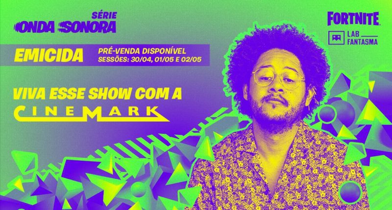 Show do Emicida estará nos cinemas