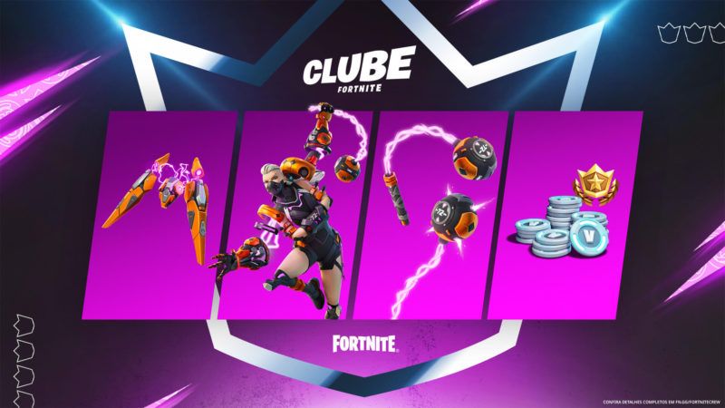 Pacote do Clube Fortnite de maio