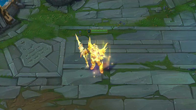 Imagem de um :Jarvan com Zhonya no LoL