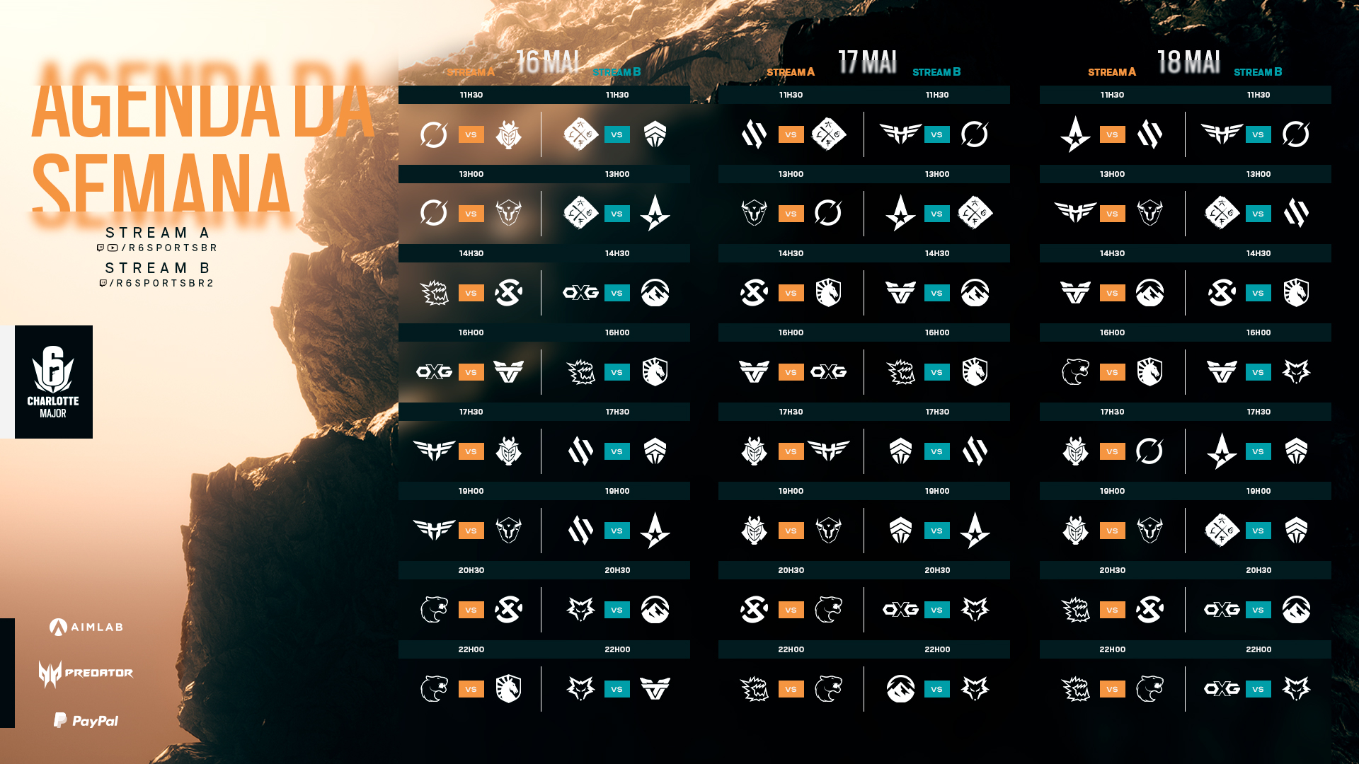 Six Major Charlotte agenda