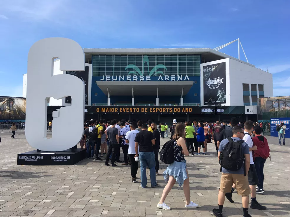 parte externa da jeunesse arena