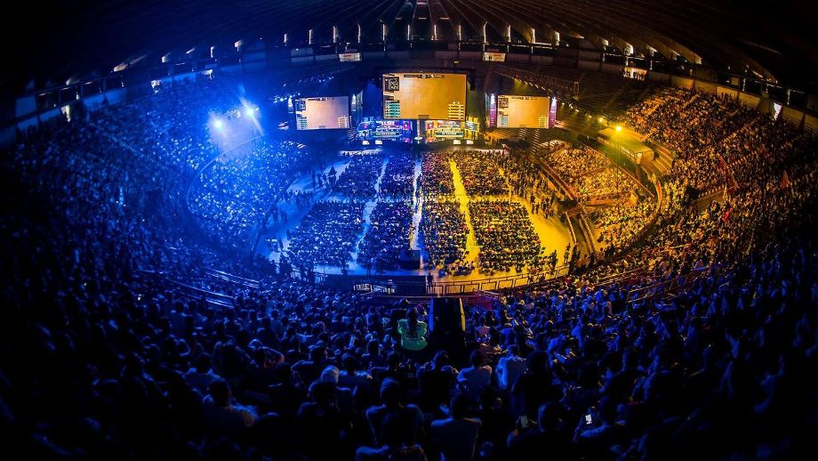 Imagem da ESL Belo Horizonte, um dos campeoantos de CS:GO realizados no Brasil