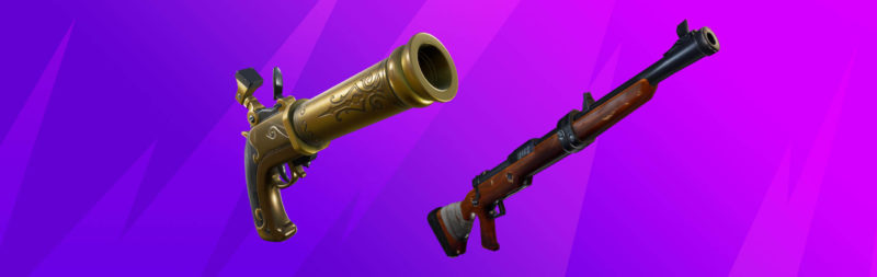 Pistola repulsora, rifle de caça e ataque aéreo retornam ao Fortnite