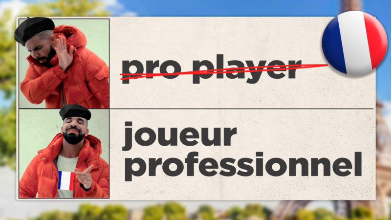 Governo francês baniu termos estrangeiros de games e esports