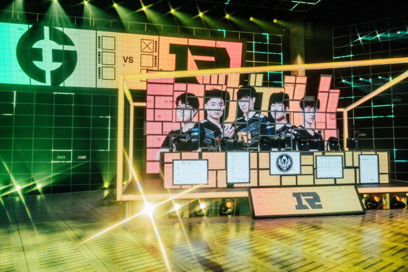 Imagem do palco do MSI 2022