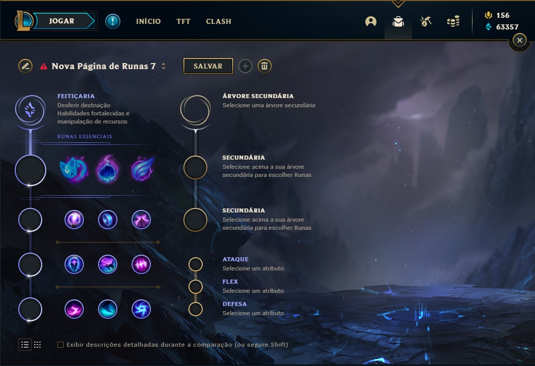 Runas do LoL Feiticaria