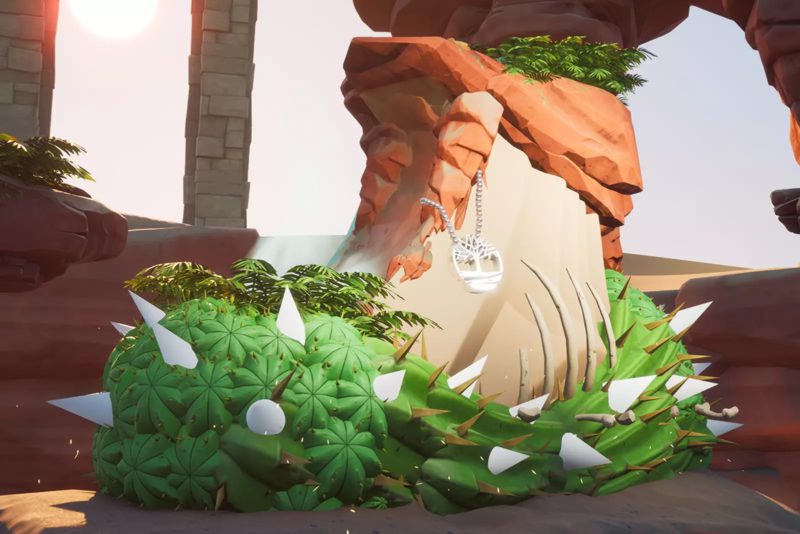 Um dos biomas da Timberland no Fortnite