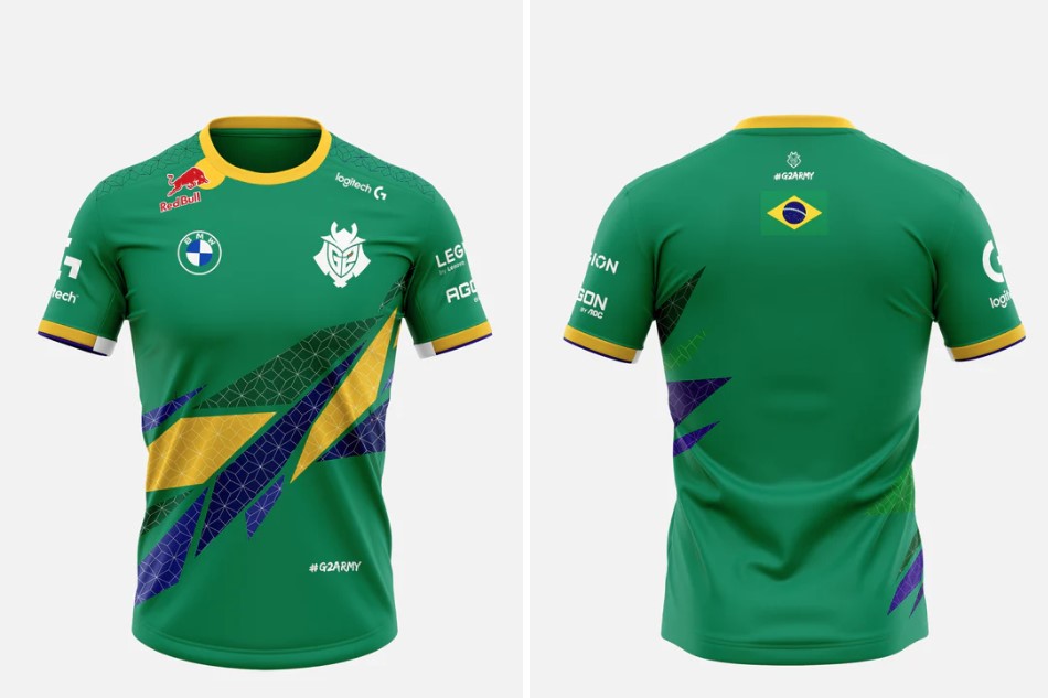 Uniforme da G2 com estampa do Brasil 