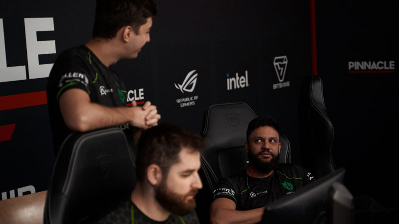 vini, fer e fallen antes de partida da imperial pela pinnacle cup