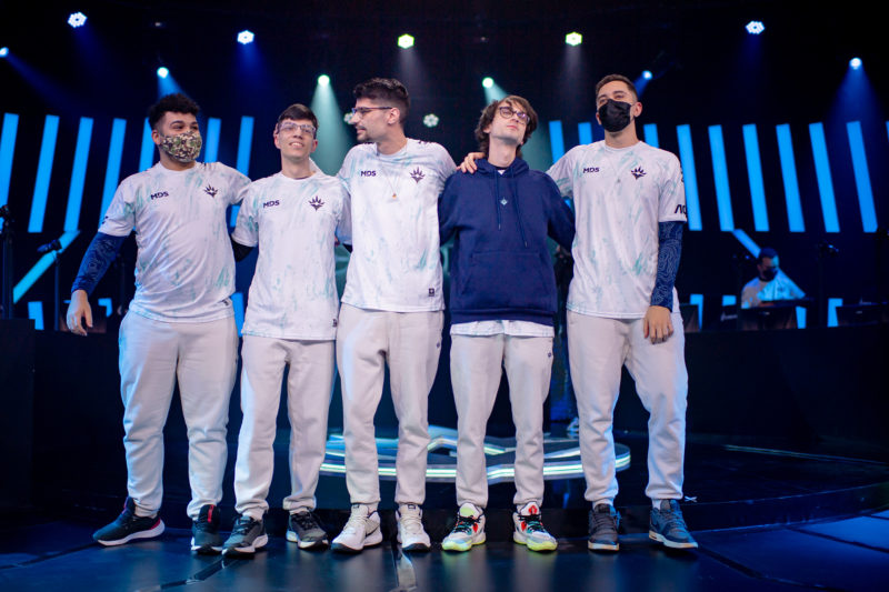 Imagem da equipe da Liberty no CBLOL 2022