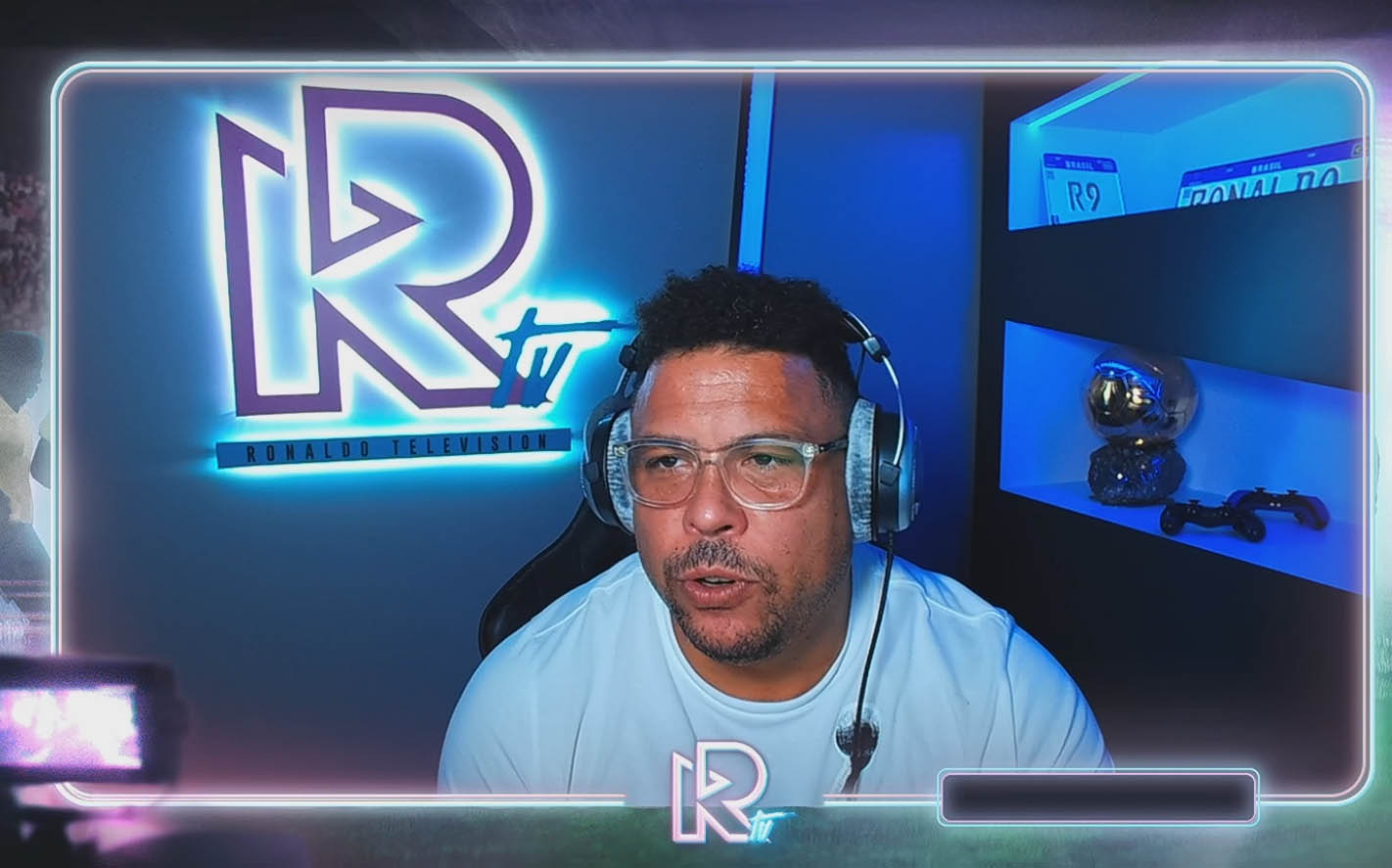 Imagem de Ronaldo falando do Cruzeiro Esports