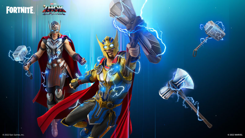 Itens das novas versões do Thor no Fortnite