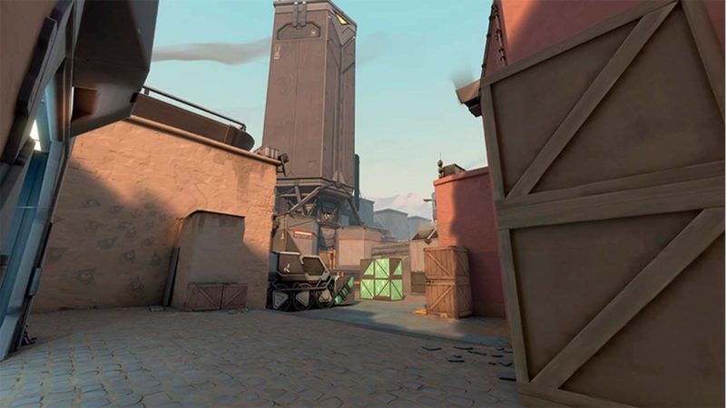 Imagem do mapa Bind no VALORANT