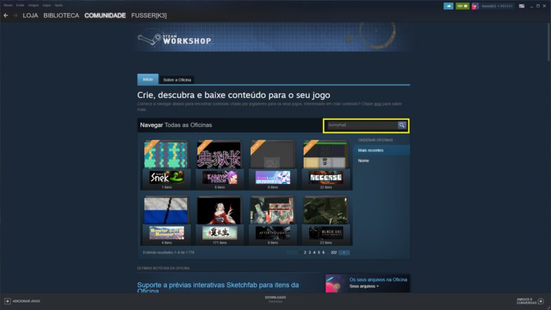 print screen da tela da steam do tutorial de Como pular no scroll no CS:GO e fazer bunnyhop