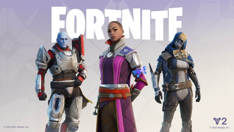 Skins de Destiny 2 no Fortnite